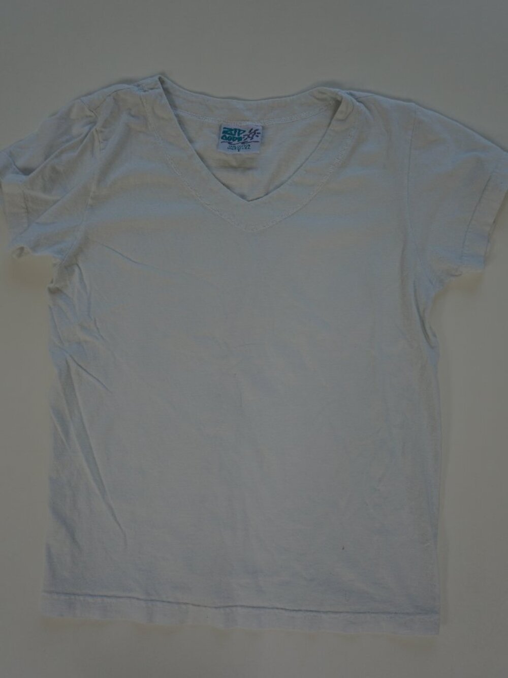 Vintage White Cotton T Shirt S